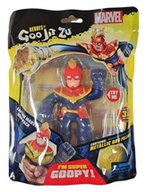 Heroes of Goo Jit Zu Marvel Hero Pack. Captain Marvel Squishy 4.5-Inch Tall New - £11.39 GBP