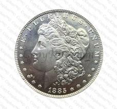 1885 P Morgan Silver Dollar Commemorative COPY coin - £11.78 GBP