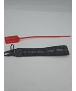 OFF-WHITE Rare Lanyard Keychain Clasp Industrial Black &amp; Off White W/Red... - $27.08 CAD