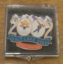 2002 Salt Lake Olympic Pin Speed Skating Event LE 1937/5000 New Old Stock - $14.85