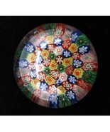 Vtg Millefiori Art Glass Paperweight Pack Multi Colored Small Flowers St... - €25,84 EUR