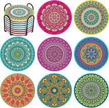 Coasters For Drinks By Innogear, Absorbent Ceramic Coasters For Coffee Table - £32.70 GBP
