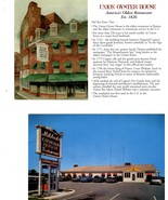 Boston Mass. Union Oyster House, &amp; Mildred&#39;s Chouder House, Cape Cod pos... - £1.65 GBP