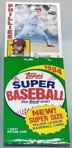LARGE 1984 Topps Super Size MLB Baseball Picture Card Pack - Al Holland - £3.87 GBP