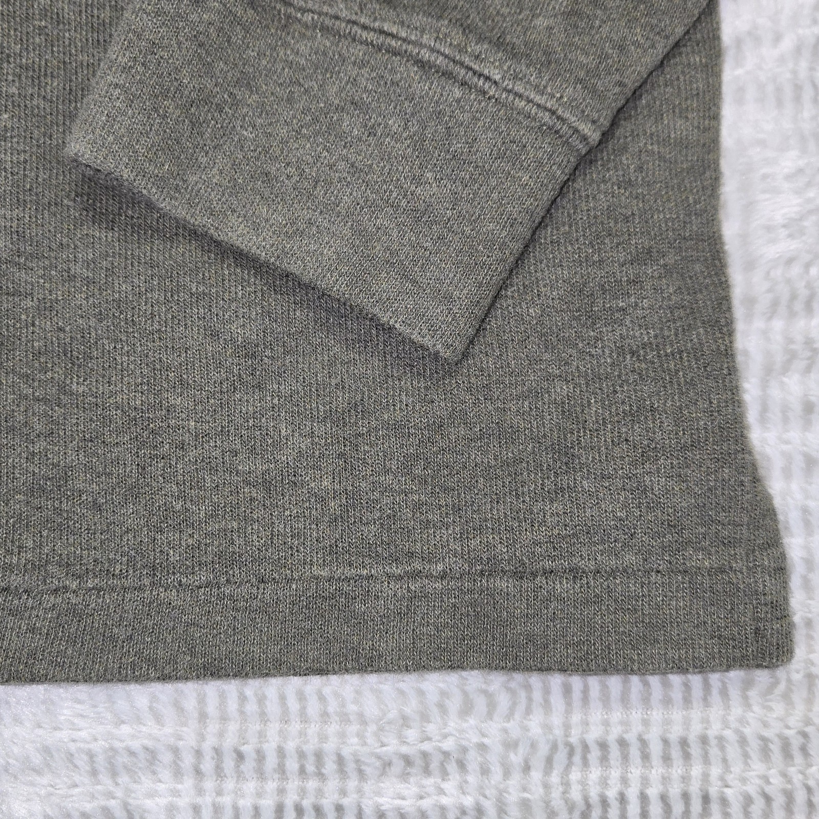 Polo Ralph Lauren Estate Rib Sweater! Olive Green  1/4 Zip Pullover Size S Item image 5