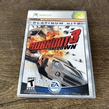Burnout 3 Takedown (Microsoft Og Xbox, 2004) Cib Complete Manual Tested - £11.00 GBP