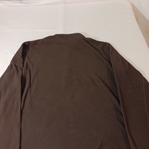 Lands' End Men's Brown & Gray Fleece 1/4 Zip Pullover Sweatshirt Size XL image 14