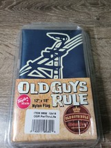 Taylor Made Old Guys Rule Powering Through Life 12&quot; x 18&quot; Nylon Boat Flag #5632 - £23.39 GBP