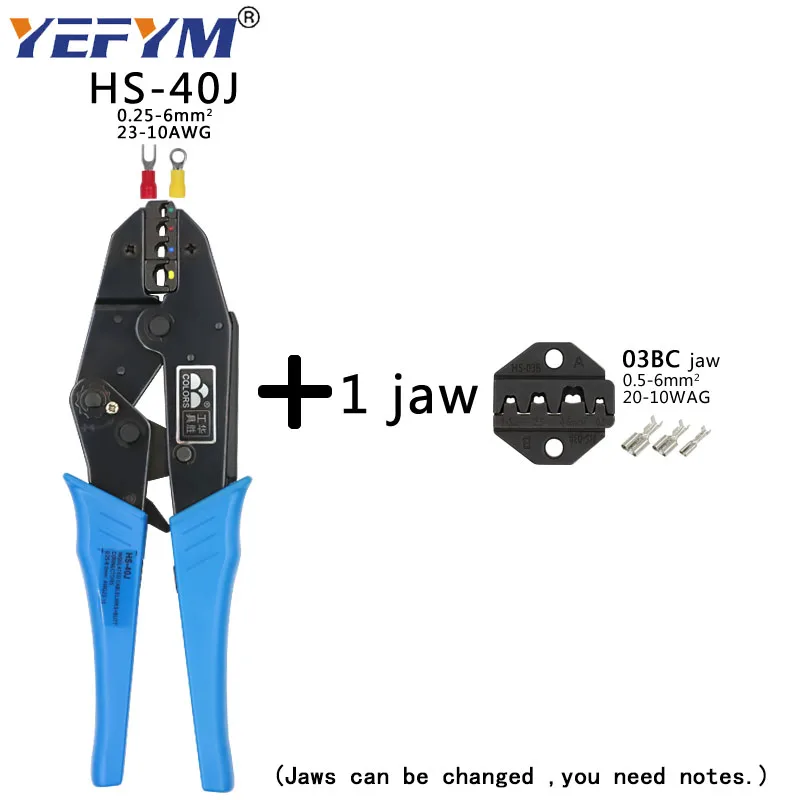 Cping Pliers Clamp Tools Cap/coaxial Cable Terminals Kit 230mm HS-40J Mu... - $563.88