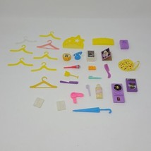 Vintage 80s 90s Barbie Accessories Radios Brushes Hangers Cameras 30 Pieces - £12.40 GBP