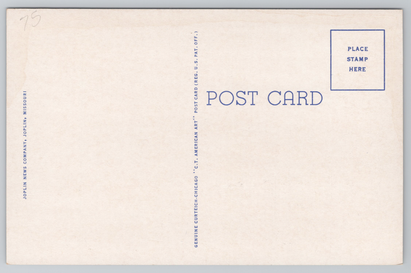 Joplin MO Swimmers in Reding's Mill Swimming Pool Bath House Postcard