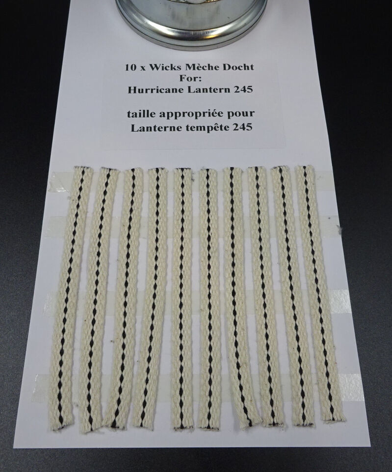 Hurricane Lantern 245 Wicks Mèche Docht Lanterne tempête FREE Shipping W... - $7.87