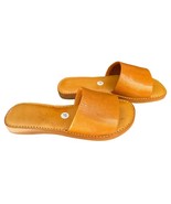 handmade flat sandals, women&#39;s leather sandals,brown sandals,women&#39;s lea... - $51.90