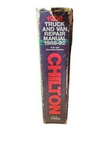 1988-1992 Chilton Truck And Van Service Shop Repair Maintenance Guide Manual - £3.78 GBP