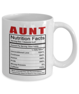 Funny Mug-Aunt - Nutrition Facts-Best gifts for Aunt-11oz Coffee Mug - £11.13 GBP