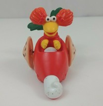 Vintage 1988 McDonalds Toy Fraggle Rock Red Fraggle in Radish Car 2.5&quot; T x 4&quot; W  - £3.04 GBP
