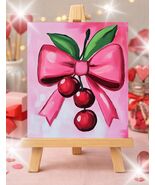 Valentine's Cherries and Bows Painting Kit - Paint Your Own - Hand-Drawn... - $38.00