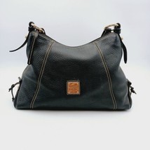 Vintage Dooney &amp; Bourke Leather Satchel/Handbag Black - $84.14