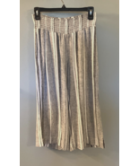 Cloth &amp; Stone Striped Wide Leg Cropped Pants Size Small Black/White - $19.80