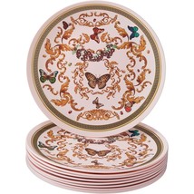 Plastic Plates Heavy Duty Disposable Dinner Set 10.25&quot;, Fine China Look  (10 PC) - £18.67 GBP
