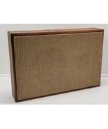 *PV) Vintage Wald Sound Walnut Wood Speaker Box 18&quot; x 12&quot; x 3-1/2&quot; - £23.93 GBP