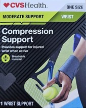 Cvs Health Wrist Compression Support One Size - £7.85 GBP