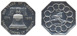 200 Years of Liberty &quot;Made in Canada&quot; at Bottom 1 Ounces .999 Fine Silver - $70.00