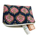 Makeup Bags for Purse Zipper Cosmetic Pouch Large Travel Cotton floral M... - $82.41 CAD+