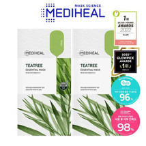 [MEDIHEAL] Tea Tree Essential Mask 20 sheets Korean cosmetics - £30.15 GBP