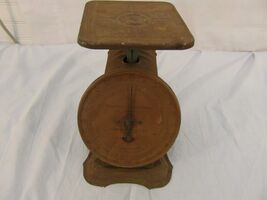 Antique Vintage Unbranded Rusted Still Working Home Scale Great Piece 32550 - $55.54