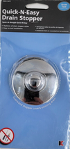 Keeney Replacement K826-36PC Quick N Easy Bathroom Tub Drain Stopper, Ch... - $11.00