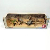 Schleich Four Dinosaur Figure Scenery Pack Worlds Of Imagination  NO. 41252 NEW - £47.47 GBP