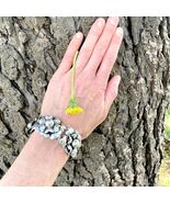 1940s Mexico Silver Daisy Bracelet STUNNING Silver Flower Bangle - $1,253.01 CAD