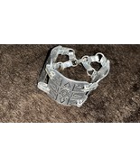 Wide Panel Bracelet, Southwestern Bracelet, Eloxal Panel Bracelet, Vintage - $199.99