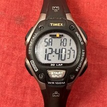 Timex Ironman Triathlon Indiglo 30 Lap Digital Women&#39;s Small Watch New Battery - £19.16 GBP