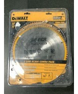 DeWalt DW3128P5 - 12 in. Miter Saw Blade 32-Teeth and 80-Teeth - 2-Pack  - £43.60 GBP