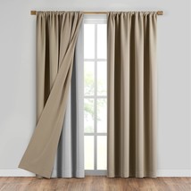 Sunveil Extra-Wide Thermal Blackout Curtain Liner By Elrene Home, 40&quot; X 60&quot;. - £28.41 GBP