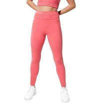 EleVen by Venus Williams Let&#39;s Roll Legging Women Sz XS Coral Smocked High Waist - $47.20