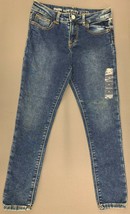 NWT Gymboree Super Skinny Adjustable Waist Girls Size 8 Denim Jeans C81038 - £14.34 GBP