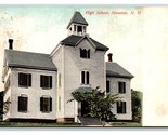 High School Building Hinsdale New Hampshire NH UDB Postcard W13 - £2.33 GBP