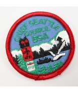 Vintage Chief Seattle Council Twill T Boy Scouts of America Camp Patch - $156.79 MXN