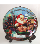 2001 Avon Tom Newsom A Visit From Santa Porcelain 22K Gold Trim Collecto... - €11,63 EUR
