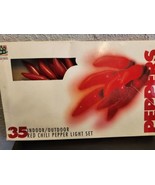 Chili Pepper String Light Set 35 - Red Indoor/Outdoor - €13,88 EUR