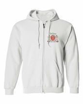 Brine Irish Coat of Arms Full Zip Hoodie - White - Size Large - £28.41 GBP