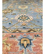 Red colorful Oushak Hand Knotted Turkish Design Rug for living room - $330.00+