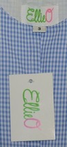 Ellie O Gingham Full Lined Cotton Polyester Blend Longall Size 3 Color Blue image 2