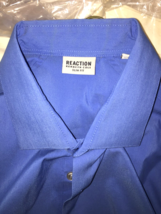 Kenneth Cole Reaction Slim Fit Stretch Large Button Down  15.5x34/35 - £12.55 GBP