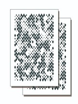 2 PACK Mylar Camouflage Stencils DIY Rifle Gun Airbrush Paint Mask Diamo... - $240.84 MXN