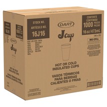 Styrofoam Cups Coffee Foam Disposable Insulated To Go 16 Oz Cup Hot Cold 1000 Ct - $112.99