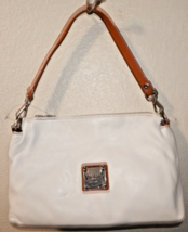 NEW VALENTINA Made In Italy WHITE Pebbled Leather Multi Entry Crossbody - $1,805.31 MXN